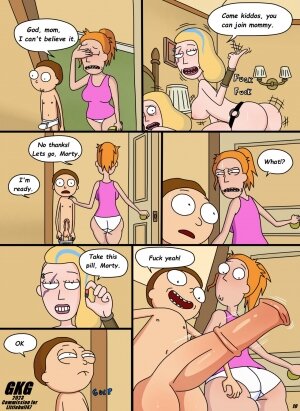 GKG- Sneaking into Morty’s room at night [Rick and Morty] - Page 10