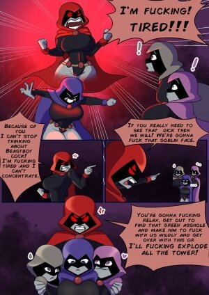 Evil Racoon- Raven Surging Emotions [Teen Titans] - Page 7