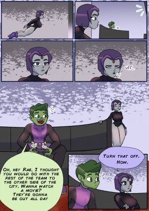 Evil Racoon- Raven Surging Emotions [Teen Titans] - Page 9