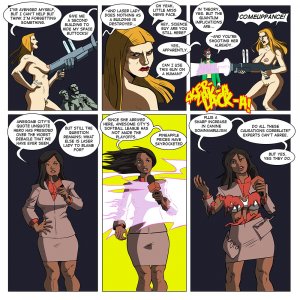 [Legmuscle] Laser Lady-Super Heroin Sex Parody - Page 42