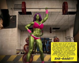 Redrobot3D- The Insatiable She Rage [She Hulk] - Page 19