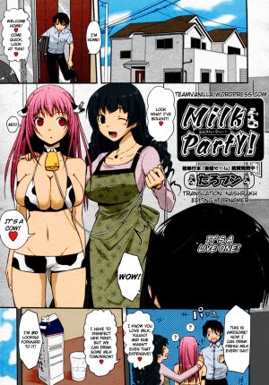 Cartoon Porn Milk - Milk Party! (Decensored)- Hentai - big boobs porn comics ...