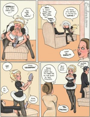 Spanking Cartoon Comics - Spanking Pamelee- Pam Maid - Funny porn comics | Eggporncomics