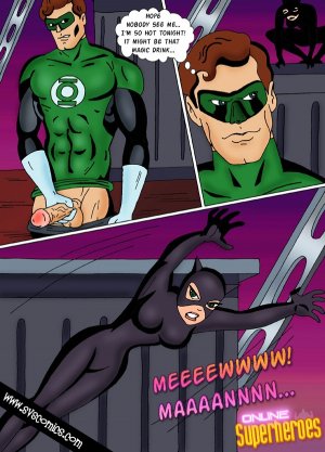 Catwoman Blowjob - Catwoman VS Green Lantern Fuck- OLSH - blowjob porn comics ...