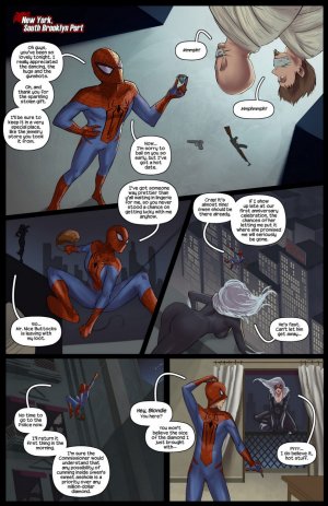Spider Man And Black Cat Comics Porn - TracyScops- Nine Shades of Black Cat - blowjob porn comics ...