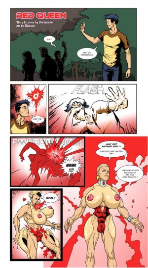 Superhero Shemale Porn Comics - Goonzo- Red Queen - shemale porn comics | Eggporncomics