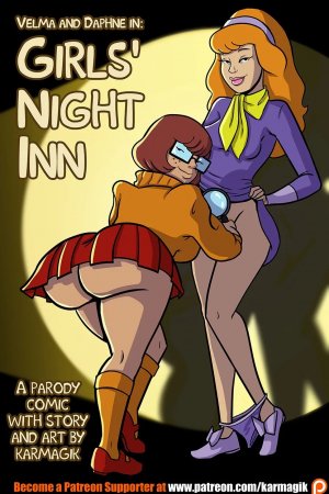 Night Boobs - Karmagik- Velma and Daphne in: Girls' Night Inn - big boobs porn ...