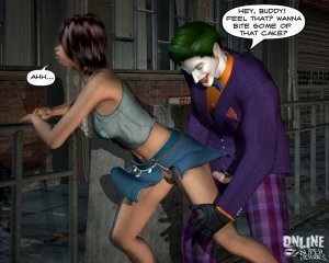 Joker bangs a hot babe in the alley - Page 6