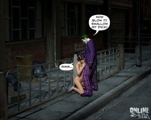 Joker bangs a hot babe in the alley - Page 14