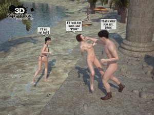 Beach Threesome Sex- 3D [email protected] Stories - Page 37