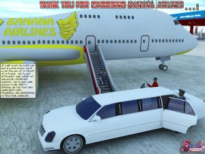 Banana Airlines – Shemale3D - Page 1
