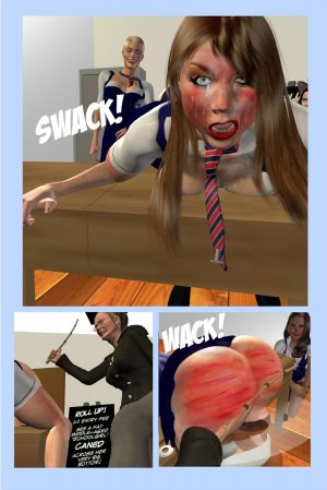 Girls Of St Tristan’s Caning Mom Milf 3D - Page 32