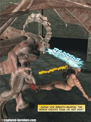 Dana Darks- Demon Hunter by Captured Heroines - Page 5