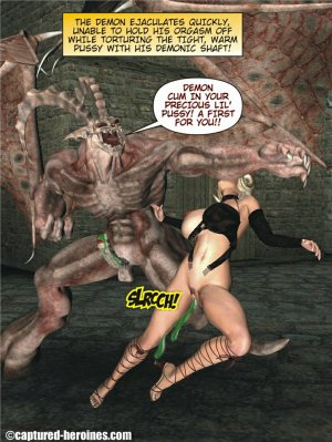 Dana Darks- Demon Hunter by Captured Heroines - Page 11