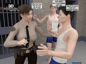 Two prisoner Fuck Police Woman - Page 3