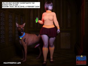 Scooby Doo Dog Dick Porn - Scooby Doo X Velma- Mega Parodies - blowjob porn comics ...