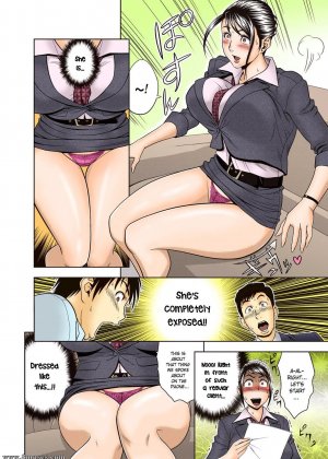 Tatsunami Youtoku - Hmmm My Older Sister's Big and Plump Tits - Good Job at the Meeting! - Page 9