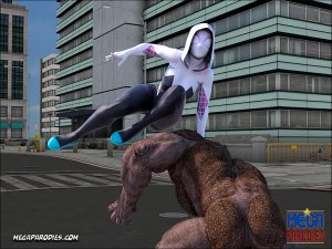 Megaparodies – Spider Gwen X Rhino - Page 9