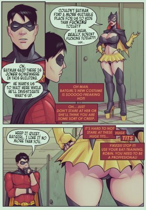 Batgirl Fucked - Ruined Gotham: Batgirl loves Robin - big breasts porn comics ...