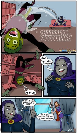 Halloween with BB and Raven (Teen Titans) - Page 5