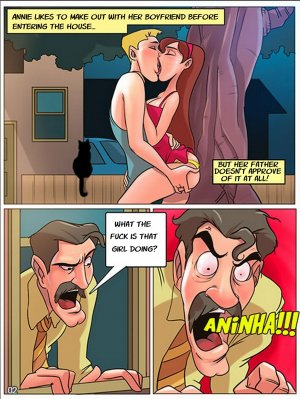 The fuckums family- Annie gets a good spanking - Page 2
