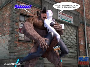 Spider Gwen X – Rhino 2 (Mega Parodies) - Page 17
