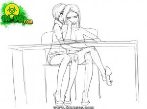 Sketches - Christine And Priya In The Library - Page 6