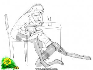 Sketches - Christine And Priya In The Library - Page 9