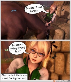 Horse Girl - defloration porn comics | Eggporncomics