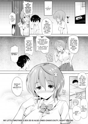 Knuckle Curve - My Little Brothers Sex Ed is Also Onee-chans Duty Right - Page 16