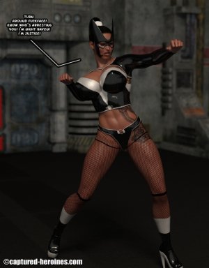 Captured Heroines- Night Raven vs Punk Doc - Page 3