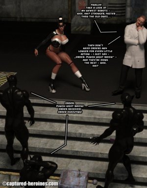 Captured Heroines- Night Raven vs Punk Doc - Page 8