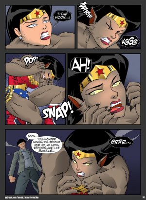 Anthro Wonder Woman vs Werewolf- Locofuria - Page 14