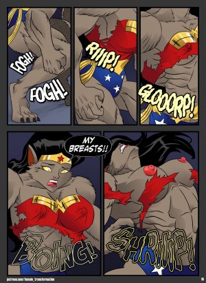 Anthro Wonder Woman vs Werewolf- Locofuria - Page 16