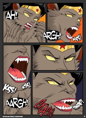 Anthro Wonder Woman vs Werewolf- Locofuria - Page 18