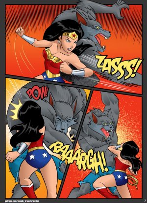 Locofuria- Anthro Wonder Woman vs Werewolf - Page 7