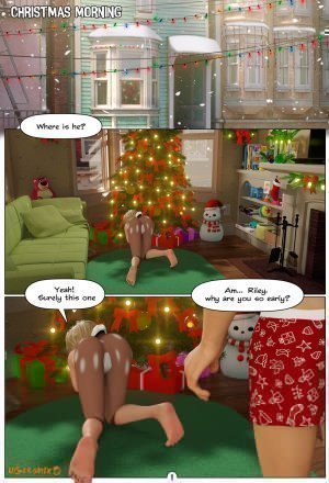 Cartoon Christmas Porn Comic - Inside Riley 5. Family Christmas - anal porn comics ...