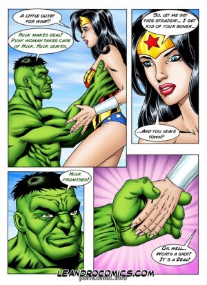 Wonder Woman vs Incredibly Horny Hulk - Page 2