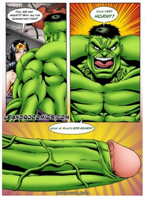 Wonder Woman vs Incredibly Horny Hulk - Page 18
