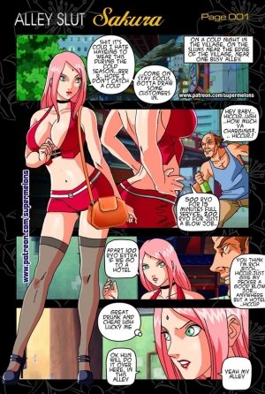 Alley Slut Sakura- Super Melons - Page 3