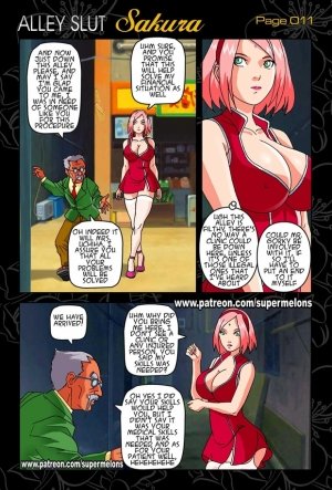 Alley Slut Sakura- Super Melons - Page 16