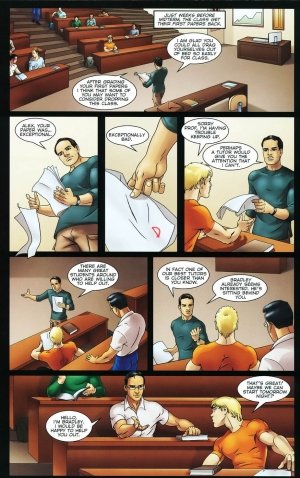 Gay Comics-The Initiation Higher sex education - Page 8