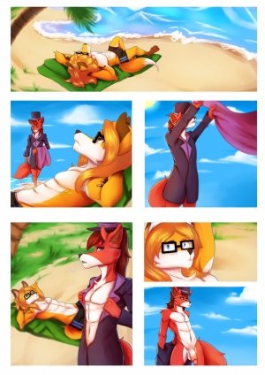 A Foxy Day at the Beach (RyderRiro) - Page 1