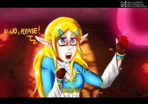 Zelda Getting Corrupted by Ganon - Page 1