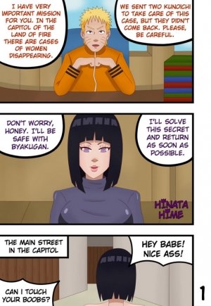 Hinata In Distress- Hinata Hime (Naruto) - Page 1