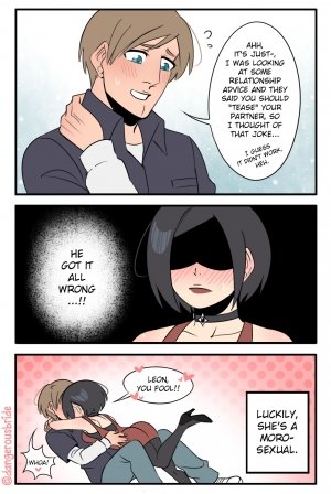 Her favorite weapon- Dangerous Bride (Resident Evil) - Page 7