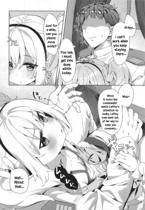 Laffey and Commander Flirt and Have Sex In Their Room - Page 3
