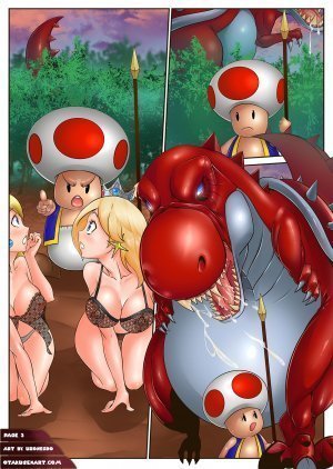Yoshi Ass Porn - Two Princesses One Yoshi #2 (Super Mario Bros.) â€“ Uzonegro ...