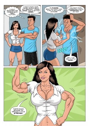 Female Muscle Frenzy Issue #4- Kinky Rocket - Page 9