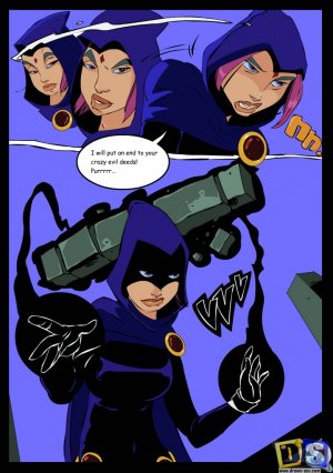 Raven Vs Slade- Teen Titans- Drawn Sex - Page 2